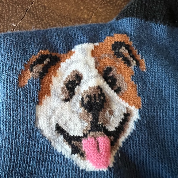 Bulldog graphic cotton crew socks - Picture 3 of 3